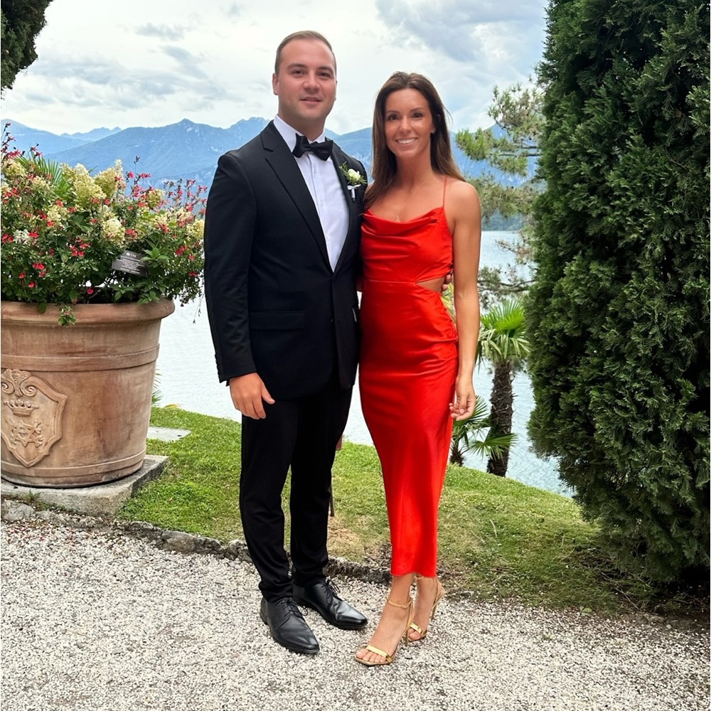 Aperol Midi Sage &Paige Dress.